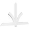 Ekena Millwork Redmond Architectural Grade PVC Gable Bracket, 96"W x 52"H x 2"D x 6"F, 13/12 Pitch GBP096X52X0206RED00 - alternate 1